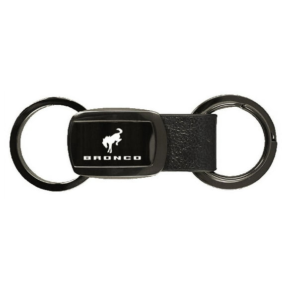 Ford Bronco 2020 Double Valet Key Chain (Gun Metal)