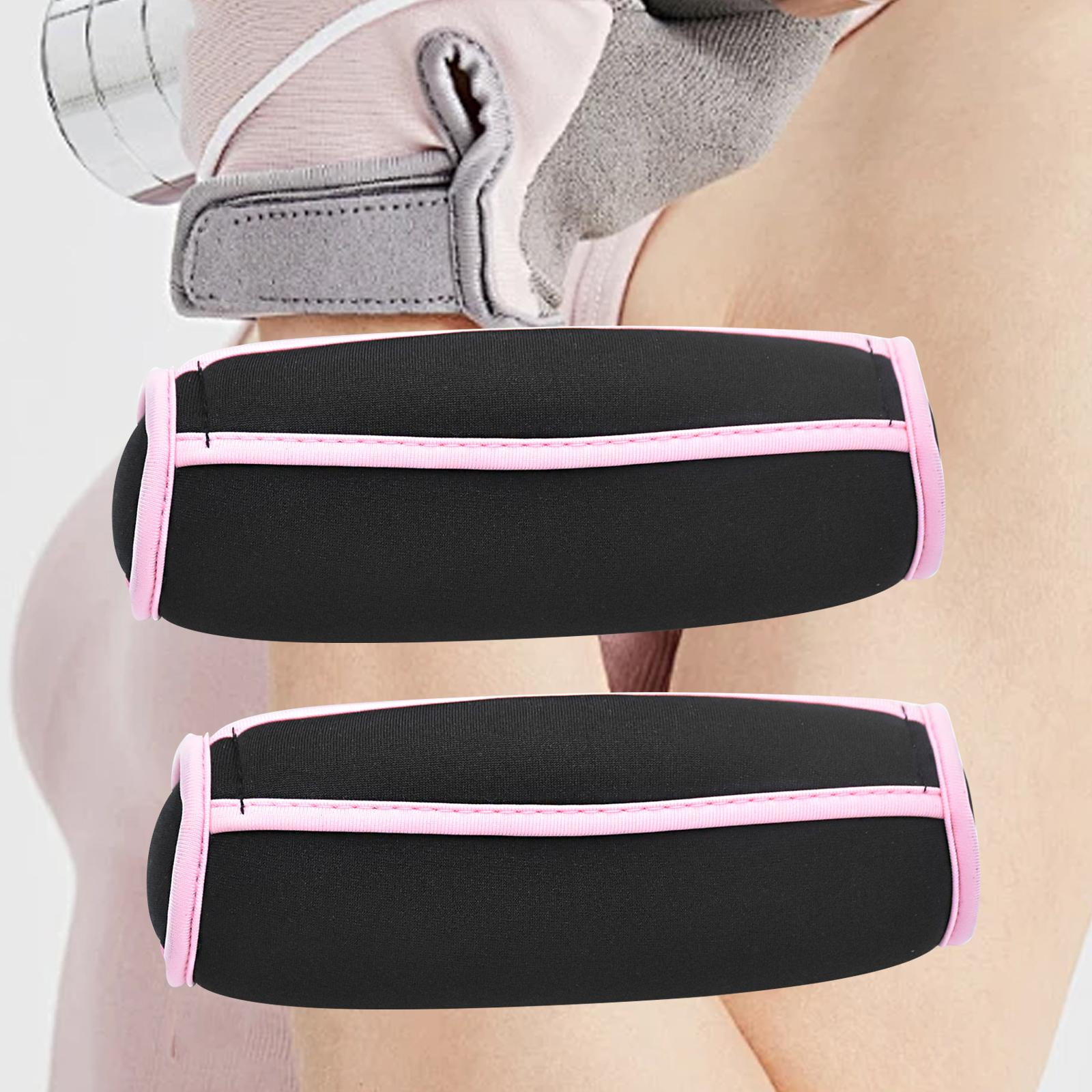 Baoblaze Wrist Weights Pair to Strengthen The Hands Forearm Arm Weights for Women Men for Pink 1lb