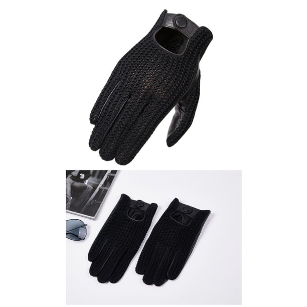Guantes De Ciclismo Antideslizantes De Piel De Cabra De Punto Para Hombre Para Viajar Y Conducir Eigraketly VI012170-02