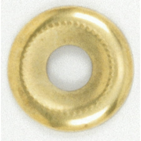- Satco Beaded Steel Check Ring 1/8 IP Slip 1-1/8in Brass Plated
