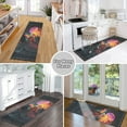 thumbnail image 6 of Yayeee Runner Rug for Bedroom 2'x6' Machine Washable Hallway Non Slip Mat, Black Astronaut, 6 of 8