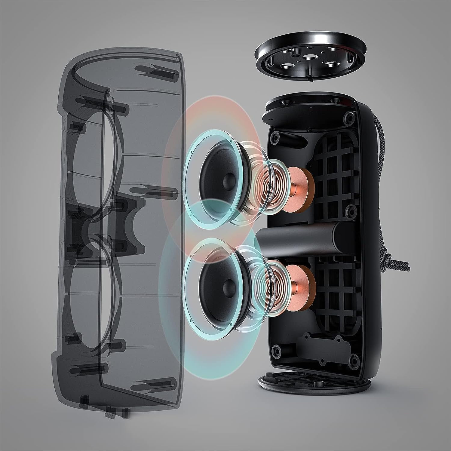Monster Bluetooth Speaker, Superstar S310 Portable Bluetooth Speakers, 30W True Wireless Stereo Pairing Deliver Dynamic Sound, Waterproof Speaker, Outdoor Speaker