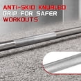 thumbnail image 4 of Signature Fitness Olympic Barbell, Straight Alloy Steel Weightlifting Bar, Silver Finish, 5/6/7 FT Options, 4 of 6