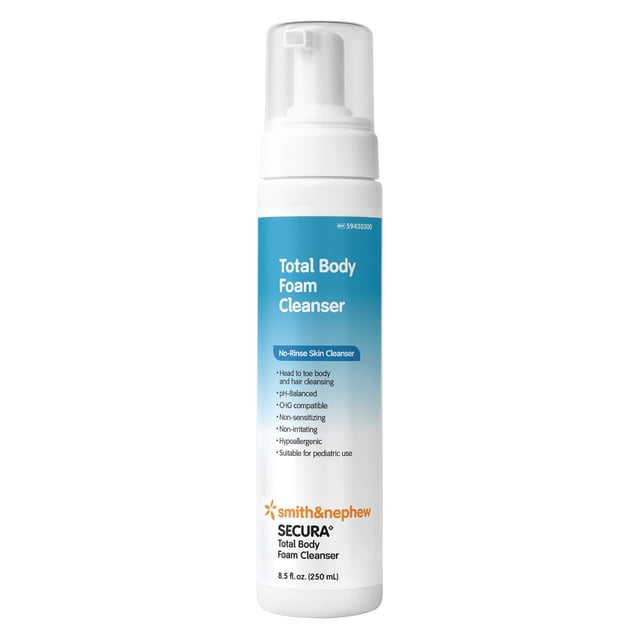 Espuma corporal total Cleanser Smith & Nephew SECURA CLN 250 ml