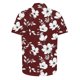 thumbnail image 4 of Blusa y camisa de manga corta con cuello vuelto para hombre, camisa hawaiana informal con estampado floral, camisa de manga corta con solapa, blusa, camisa de poliéster para hombre, 4 of 4