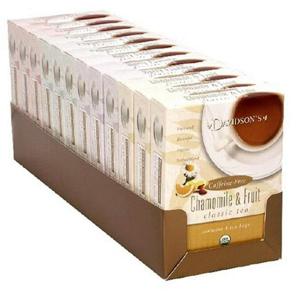 Davidson Organic Tea 2168 Assorted Herbal Classic Tea- Box of 8