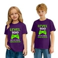 thumbnail image 2 of YUEHUA Toddler 100 Day of School Short Sleeve Shirt for Boys Kid Grils, My Happy 100th Day of School T Shirt, 2 of 7