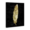 thumbnail image 2 of Stupell Industries Contemporary Curved Feather on Black Canvas Art, 24 x 30, by Kim Allen, 2 of 8