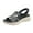 Black, variant on Women's Comfortable Walking Sandals with Elastic Strap LightWeight Sandals for Women Summer Dressy Women's Fashion Casual New Solid Home Comfortable Light Fish Mouth Sandals
