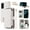 White, variant on Dswteny Argyle Wallet Case for TCL Stylus 5G 2022 with Wrist Strap Shoulder Strap PU Leather Flip Credit Card Holder Stand Accessories Cell Phone Cover for TLC Stylo G5 6.81 T779W Women Girls White