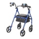 thumbnail image 4 of Andador con ruedas Drive Medical Hugo Elite con asiento, respaldo y cesta, color azul, 4 of 5