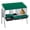 Green-3 holes with legs, variant on Chicken Nesting Boxes with Legs, 3/4 Hole Weatherproof Galvanized Steel Chicken Egg Laying Box with Handle Perch & Automatic Rollout Egg Collection, Easy Clean & Quick Assemble for Chicken Co-op
