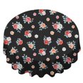 thumbnail image 2 of Pioneer Flower Floral Print Pattern Round Tablecloth 60 X 60 Inch, Wrinkle Resistant Wipeable Table Cloth for Kitchen Dining Picnic Patio Party, 2 of 6