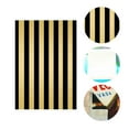 thumbnail image 3 of ABPHOTO Polyester 5x7ft Photography Background Black and Golden Vertical stripes Backdrops Birthday Wedding Adults Party Banner Photo Studio Props, 3 of 5
