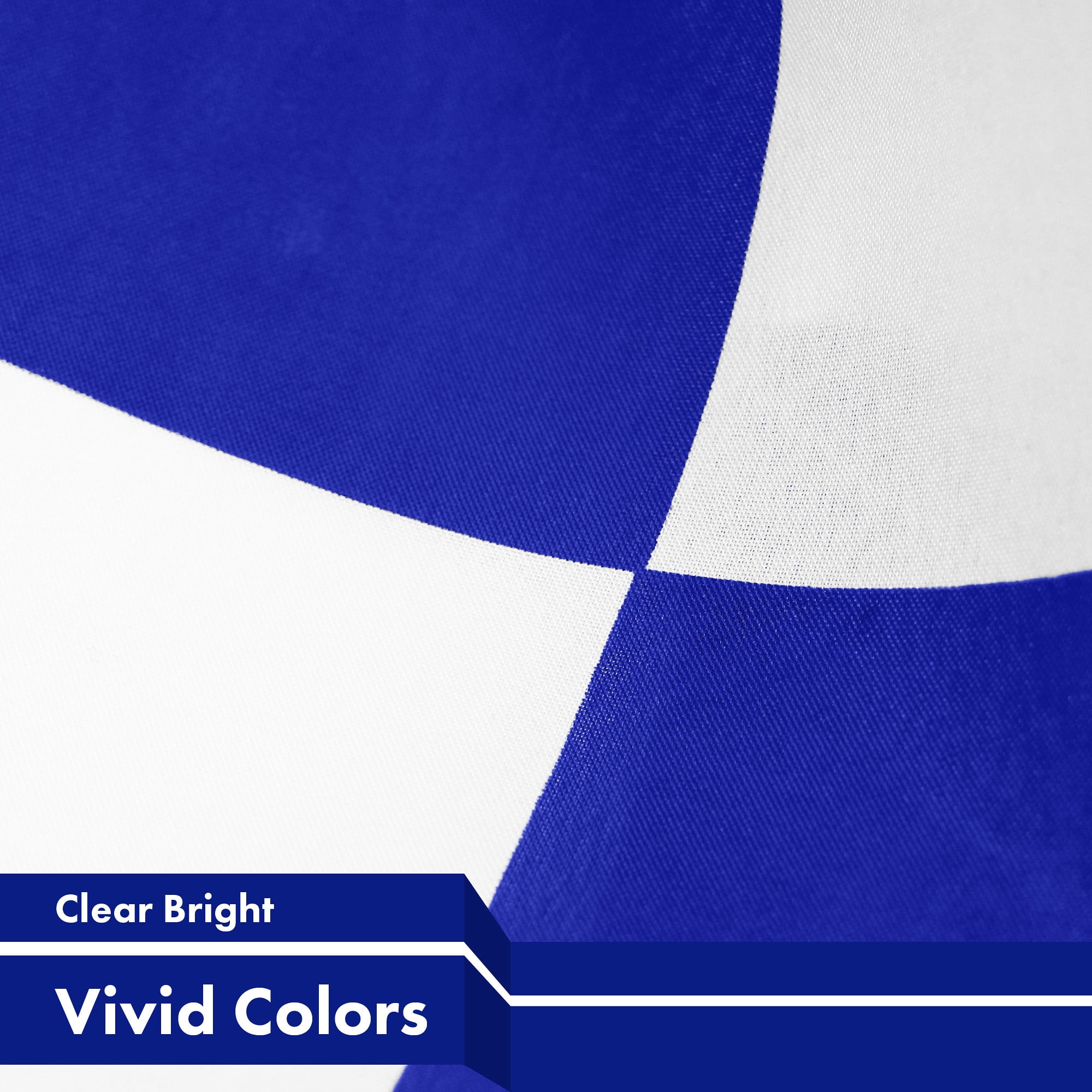 G128 Combo Flag Pack: USA American Flag 3x5 ft 150D Printed Stars & Greece Flag 3x5 ft 150D Printed