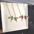 thumbnail image 2 of 1 Paire de Boucles d'Oreilles Colibri pour Femmes Boucles d'Oreilles en Alliage à Enfiler Boucles d'Oreilles Pendantes Décoratives Boucles d'Oreilles Pendantes Boucles d'Oreilles à Pampilles Boucles d'Oreilles Clous en Strass Rouge, 2 of 9
