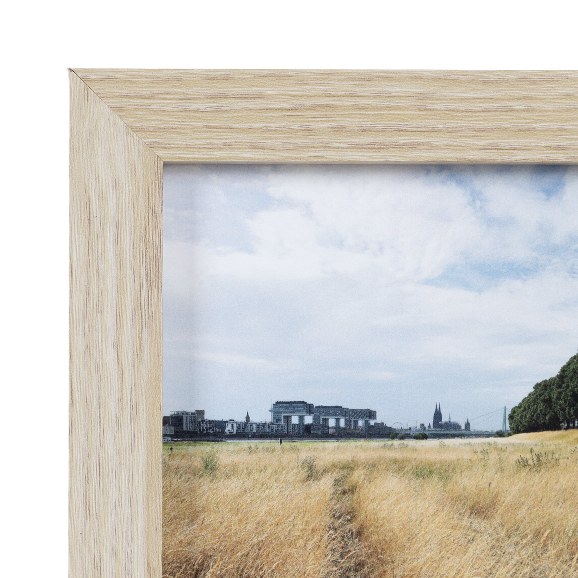 DesignOvation Gallery 4" x 6" Natural Picture Frame