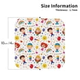 thumbnail image 2 of Kdxio Childrens Party Funny Coasters,4 Pcs Leather Coasters,Housewarming Gifts,Protect Furniture from Water Marks Scratch and Damage, 2 of 8