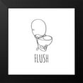 thumbnail image 2 of Quach, Anna 20x20 Black Modern Framed Museum Art Print Titled - Flush, 2 of 5