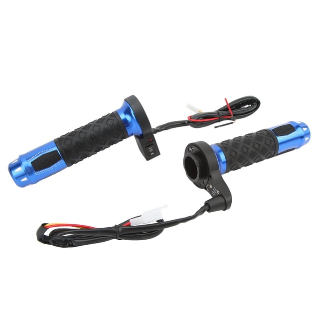 Heated Hand Grips, Adjustable Temperature Dustproof Heated Handle Waterproof for ATV for 22mm Handlebars
