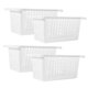 thumbnail image 5 of FUEENIRVA 4Ud Cestas De Almacenamiento De Plástico PP Para Cocina Y Oficina Con Asas Dobles, 5 of 8