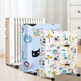 thumbnail image 2 of Radiator Dust Cover Cartoon Print Household Oil Tin Dust Cover Heater Dust Cover Electric Heating Dust Cover Home Storage Clean (J,M), 2 of 7
