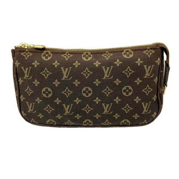Pre-Owned Louis Vuitton Monogram Mini Run Pouch Bag Brown FL0097 Women's (Fair)