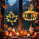 thumbnail image 5 of Naiovety Luz LED de calabaza con hojas de arce, luz decorativa de calabaza otoñal, decoración de interiores de Halloween, accesorios de Kits de decoración para fiestas hojas de arce, 5 of 6