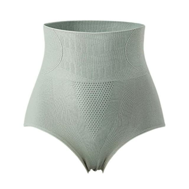 Bragas de cintura alta ropa interior de mujer Hip Enchancer transpirable Verde XL Zulema ropa interior adelgazante