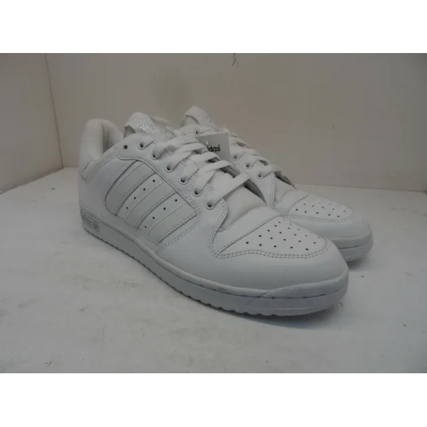 Ad-id-as Men's Decade Lo Leather Athletic Casual Shoes White/White Size 12M
