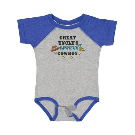 

Inktastic Great Uncles Little Cowboy with Cowboy Hat and Boots Gift Baby Boy Bodysuit