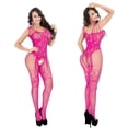 thumbnail image 3 of Tirantes Lazo Hueco Sexy Malla De Una Pieza Ropa Interior Sexy Correa Arco Hueco Sexy Malla De Una Pieza Lencería Sexy Negro Rosa Azul Lencería Blanca, 3 of 6
