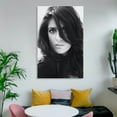 thumbnail image 6 of Actress Producer Salma Hayek Black White Poster Gifts Canvas Painting Poster Wall Art Decorative Picture Prints Modern Decor 12x18inch(30x45cm), 6 of 6