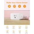 thumbnail image 6 of Refoss Smart Plug WiFi Outlet Work with Apple HomeKit, Siri, Alexa, Google Home, 15 A, 2 Pack, 6 of 7