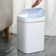 thumbnail image 5 of Bote de basura de inducción inteligente, bote de basura automático sin contacto, duradero para el dormitorio, impermeable blanco 13L, 5 of 8
