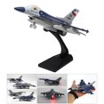 thumbnail image 1 of pitrice 1:100 Modèle d'Avion de Chasse F-16 en Alliage Moulé sous Pression Collection Cadeau Modèle d'Avion de Chasse Échelle Camion avec Support Bleu, 1 of 9