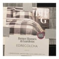 thumbnail image 4 of Edrecolcha Better Homes & Gardens 1 Pieza Matrimonial Diseño de Cuadros Negro, 4 of 4