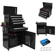 thumbnail image 1 of Tool Chest,5-Drawer Rolling Tool Storage Cabinet with Enhanced Packaging, Detachable Top Tool Box, Metal Tool Cart for Garage Workshop,Black, 1 of 6