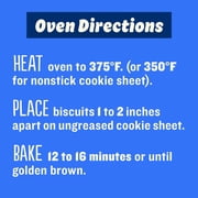Pillsbury Grands Southern Homestyle Buttermilk Refrigerated Biscuit Dough, 8 Count, 16.3 oz
