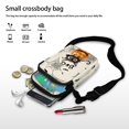 thumbnail image 7 of HELLHERO Cat Spider Web Pattern Shoulder Purse with Zipper Closed Crossbody Bag Vintage Polyester, 7 of 7