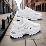 Lightweight And Stylish Sneakers for Women, Perfect for Spring And Autumn, Featuring Soft Soles And a Trendy Heart Pattern, Ideal for Female Students And Outdoor Activities., Women Shoes