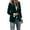 Green, variant on Velvet Blazers for Women Casual Business Button Up Jacket Fall Winter Coats Notch Lapel Work Office Jackets Blazer