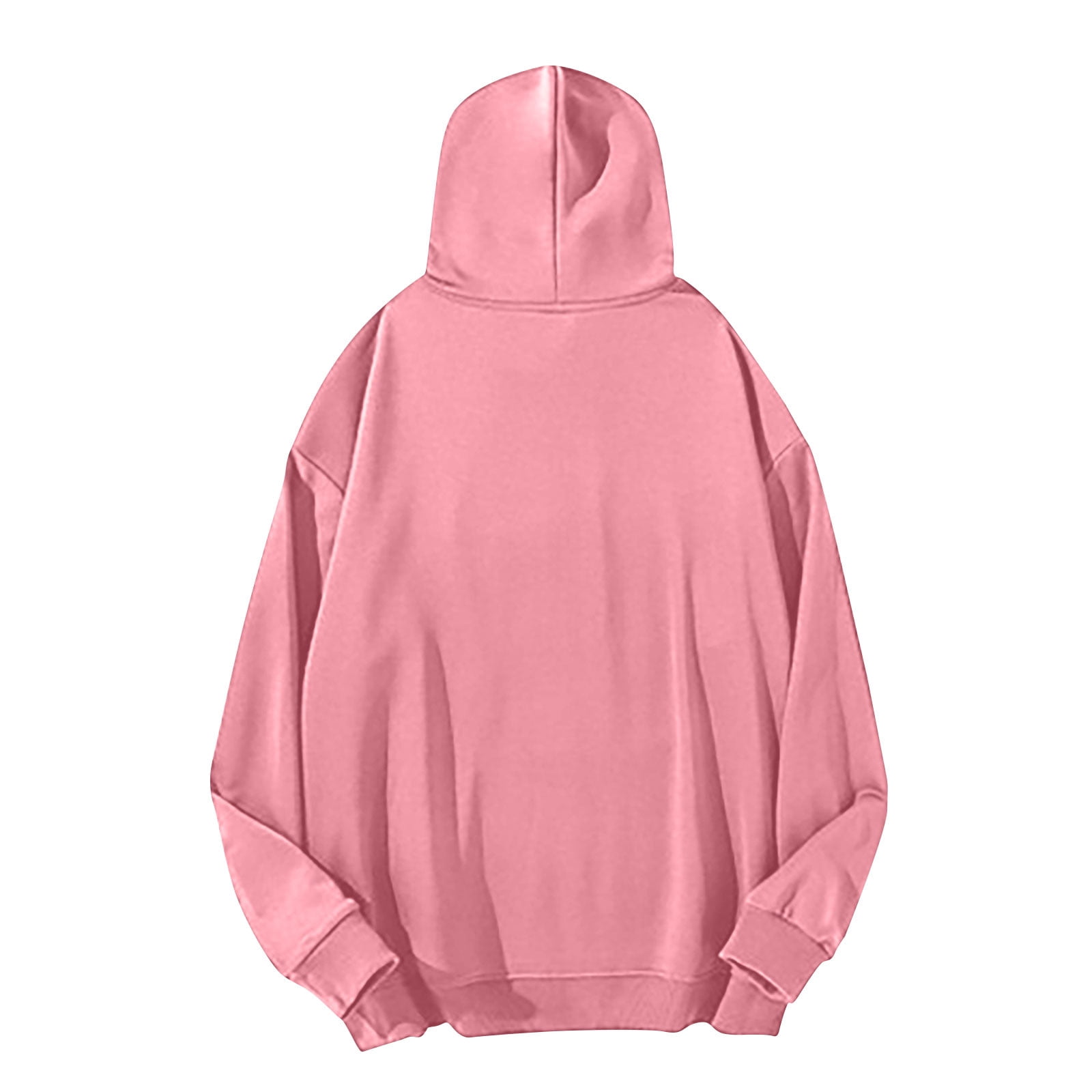 Casual Hoodies for Men Big and Tall S-5X Plus Size Long Sleeve Sweatshirts with Front Pocket Basic Solid Comfort Loose Pullover Hooded Tops