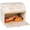 White, variant on Vintage Double Layer Large Bread Box for Kitchen Counter, Retro Design Wooden Large Capacity Bread Storage Bin (White)