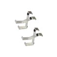 thumbnail image 3 of 2PCS Stainless Steel Door Back Hook Nail-free Non-marking Metal X Type Hook Storage Hooks, 3 of 9