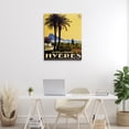thumbnail image 2 of Stupell Industries Vintage Tropical Travel Ad Landscape & Nature Painting Wrapped Canvas Canvas Art Print Wall Art, 30 x 40, 2 of 7