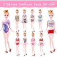 thumbnail image 3 of Juego de ropa para muñeca Barbie BRI 56 piezas incluye vestidos y accesorios, 3 of 5