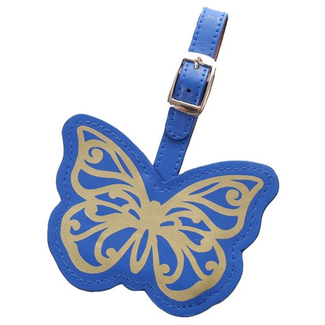 Luggage Tag Fashion Creative Butterfly Shape Suitcase Tag Baggage Tag for Travel
