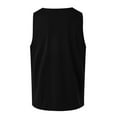 thumbnail image 3 of Aayomet Débardeur Homme Serré Couleur Unie Sports Culturisme Base (Noir, G), 3 of 5