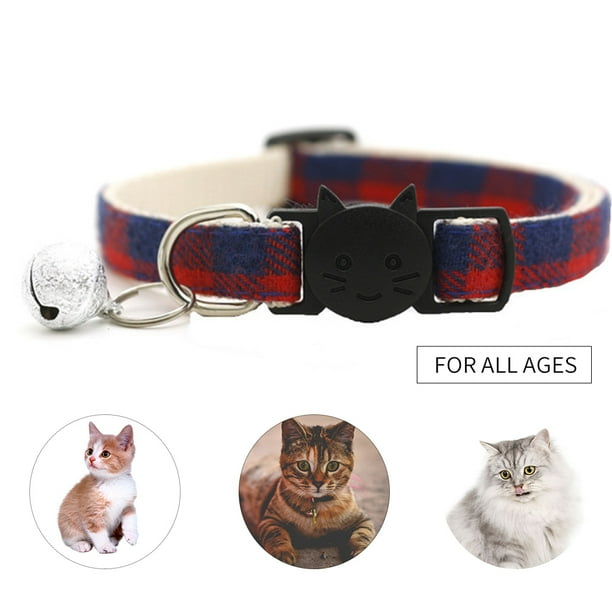 Noir) Collier pour chat Airtag, collier pour chat Airtag avec clochette et  boucle de sécurité de 3/8 de largeur, collier réfléchissant avec support Airtag  étanche compatible avec Apple Airtag pour c